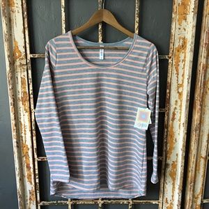 NWT LuLaRoe Long Sleeve Striped Top